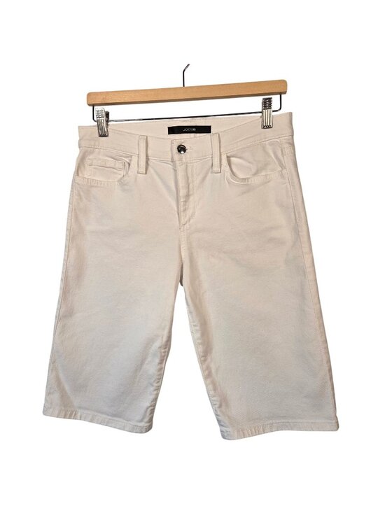Joe's Jeans Pants - Joes Jeans White Denim Justen Bermuda Shorts Size 29
